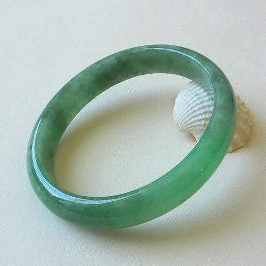 Natural Jade Bangle Jadeite Bangle Internal Diameter 53.7x47.5mm BER158